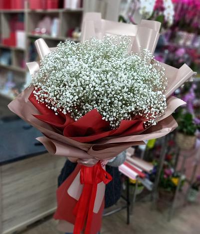 Букет цветов из: Гипсофила в Мингрельской