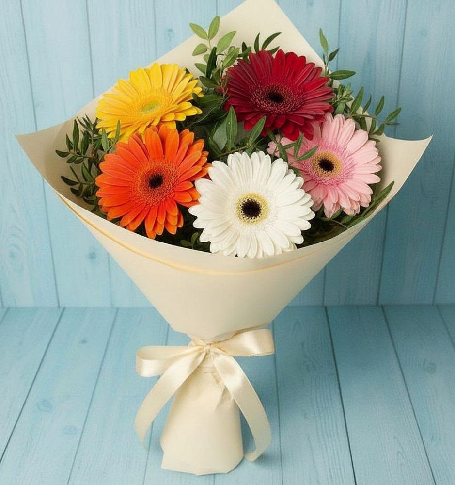 Букет цветов из: Герберы в Мингрельской