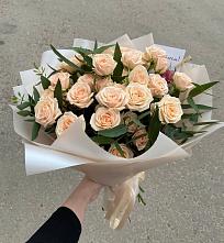 Букет Кремовые розы Латте #REPLACE_PRED# Мингрельской