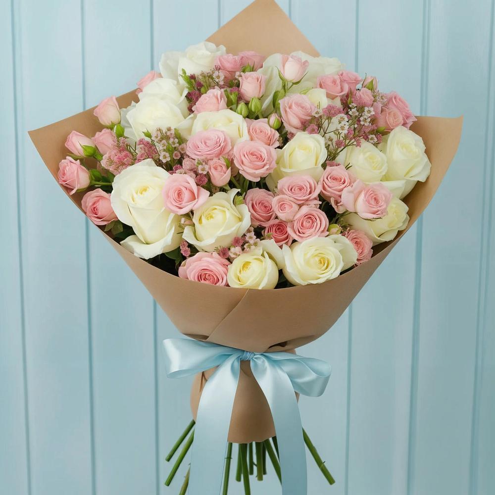 Букет цветов из: Розы в Мингрельской