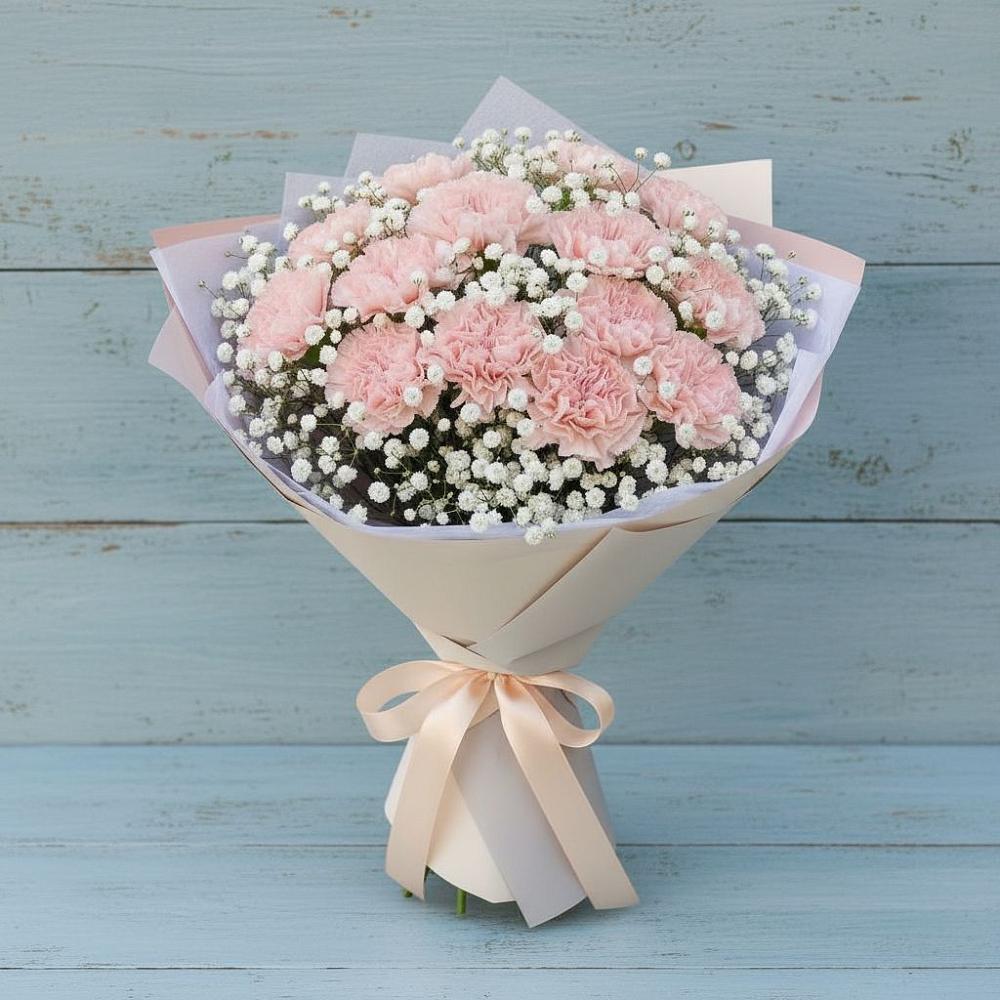 Букет цветов из: Гвоздики в Мингрельской