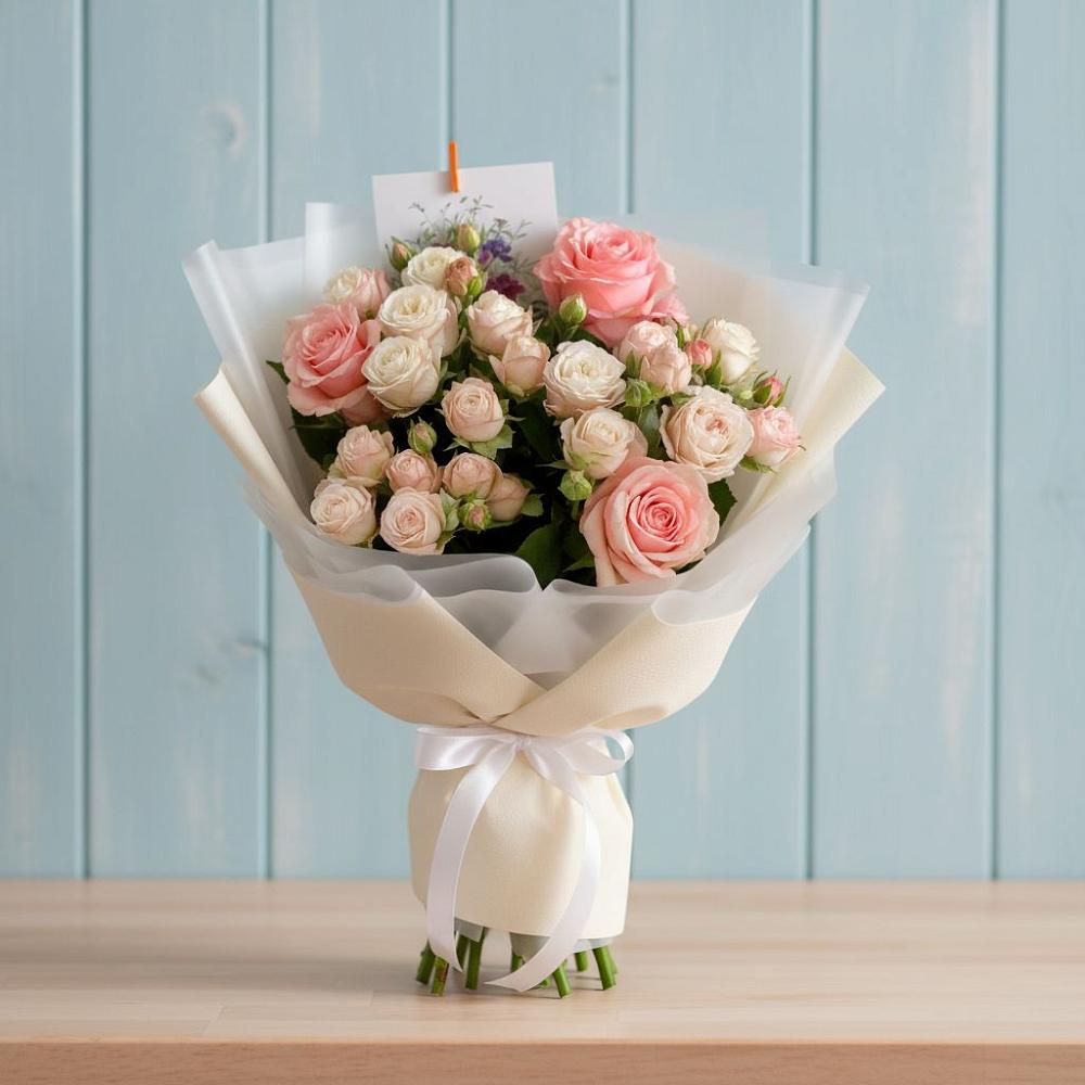 Букет цветов из: Розы в Мингрельской