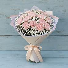 Букет цветов из:  Гвоздики в Мингрельской