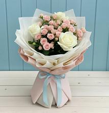 Букет цветов из:  Розы в Мингрельской