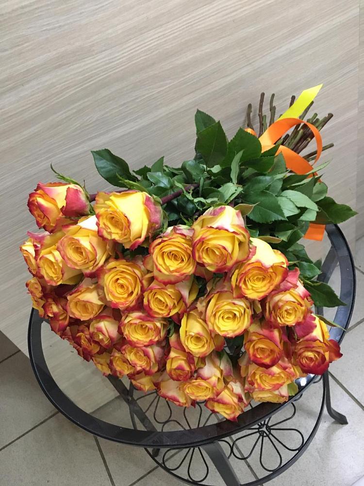 Букет Желтые розы в Мингрельской