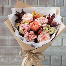 Букет цветов из:  Гвоздики, Хризантемы и Розы #REPLACE_PRED# Мингрельской
