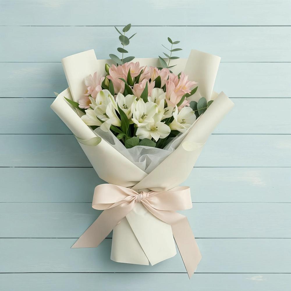 Букет цветов из: Альстромерии в Мингрельской