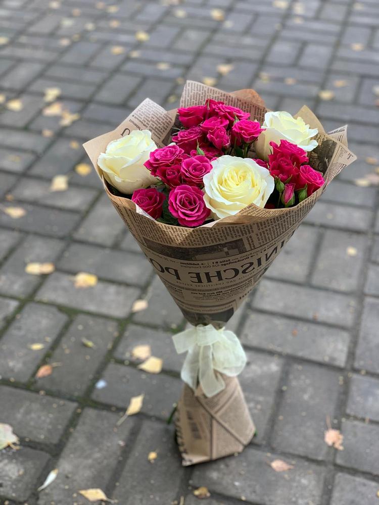 Букет цветов из: Розы в Мингрельской