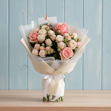Букет цветов из:  Розы в Мингрельской
