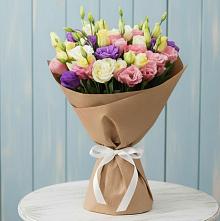 Букет цветов из:  Лизиантусы в Мингрельской